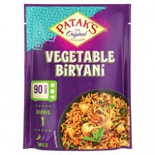 PATAKS VEGETABLE BIRIYANI READY MEAL 270G