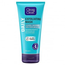 CLEAN & CLEAR EXFOLIATING DAILY FACE WASH   150ml