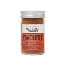 FAVOURIT HOT CHILLI POWDER JAR 50g