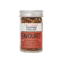 FAVOURIT CRUSHED CHILLIES JAR