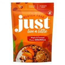 JUST LIVE A LITTLE GRANOLA MAPLE & PECAN  365g
