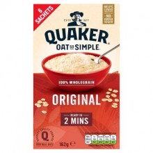 QUAKER OAT SO SIMPLE ORIGINAL PORRIDGE S 6X27G