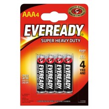 EVERREADY AAA/R03 SUPER HEAVY DUTY 4'S