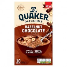 QUAKER OAT SO SIMPLE HAZELNUT CHOCOLATE 10's