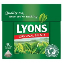 LYONS TEA BAG GREEN 40'S