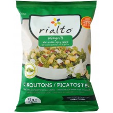 RIALTO CROUTONS HERB & GARLIC 75G