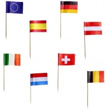 PAP STAR PARTY PICKS FLAGS 50'S