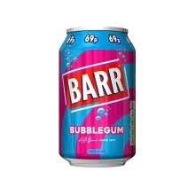 BARR BUBBLE GUM CAM 330ML