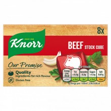 KNORR BEEF CUBE GLUTEN FREE 8'S