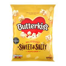 BUTTERKIST SWEET & SALTY POPCORN 100g