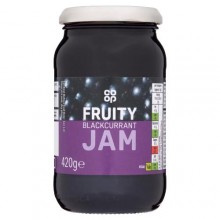 CO OP BLACKCURRANT JAM 420G