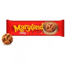 MARYLAND CHOC CHIP HAZELNUT COOKIES 200G
