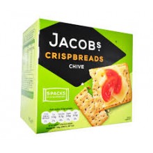 JACOBS CRISPBREADS CHIVE 5'S