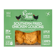 ROSIE & JIM SOUTHERN FRIED CHICKEN GOUJONS 300G