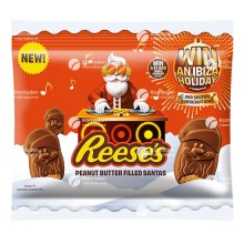 REESES PEANUT BUTTER SANTAS BAG  55G