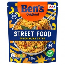 BENS RTH STREET FOOD SINGAPORE STYLE NOODLES 250G