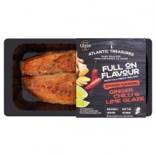 ATLANTIC TREASURES SMOKED SALMON GINGER & CHILLI 170g