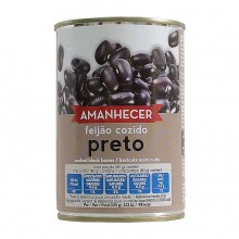 AMANHECER FEIJÃO COZIDO PRETO 420g