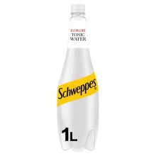 SCHWEPPES SLIMLINE TONIC WATER 1L