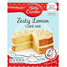 BETTY CROCKER ZESTY LEMON CAKE
