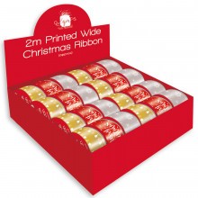 CHRISTMAS PRINTED RIBBON