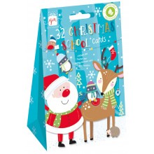 SCHOOL PACK COSY CHRISTMAS CARDS 32'S