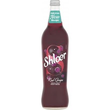 SHLOER RED GRAPE SPARKLING FRUIT DRINK 750ML
