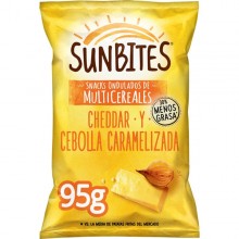 SUNBITES CHEDDAR & CARAMALISED ONION 95g