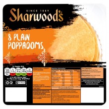 SHARWOOD POPPADOMS PLAIN