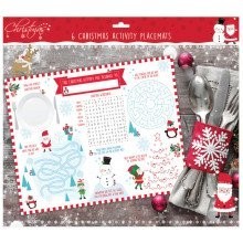 CHRISTMAS ACTIVITY PLACEMATS 6'S