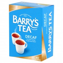 BARRYS TEA BAG DECAF 40'S