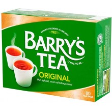 BARRYS TEA BAGS GREEN 80'S