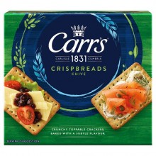 CARRS CRISPBREADS SOUR CREAM&CHIVE
