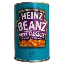 HEINZ BAKED BEANS WITH SAUSAGES 415gr