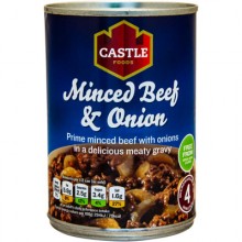 CASTLE FOODS MINCED BEEF & ONION 385g