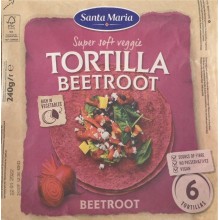 SANTA MARIA TORTILLA BEETROOT 6'S