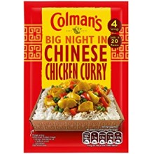COLMAN'S CHINESE CHICKEN CURRY BIG NIGHT IN FAKEWAY