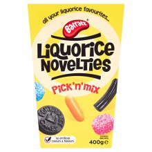 BARRATT LIQUORICE NOVELTIES 400G
