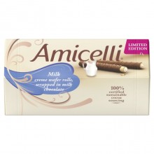 AMICELLI MILK CREME CHOCOLATE WAFERS 200g