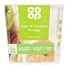 CO OP APPLE AND BLUEBERRY PORRIDGE 60G