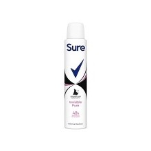 SURE ANTI PERSPIRANT INVISIBLE PURE 200ml