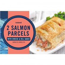 ICELAND SALMON PARCELS CHEESE & DILL 2'S
