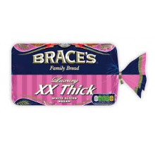 BRACES EXTRA THICK WHITE BREAD 800g
