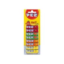 PEZ REFILL BLISTER PACK FRUIT 8'S